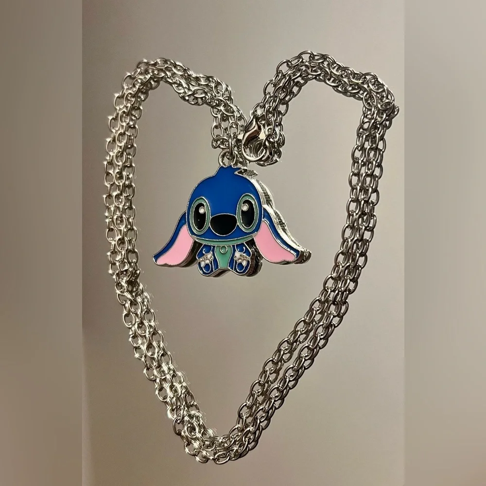 Disney Stitch Necklace Brand New Ears Down NWOT